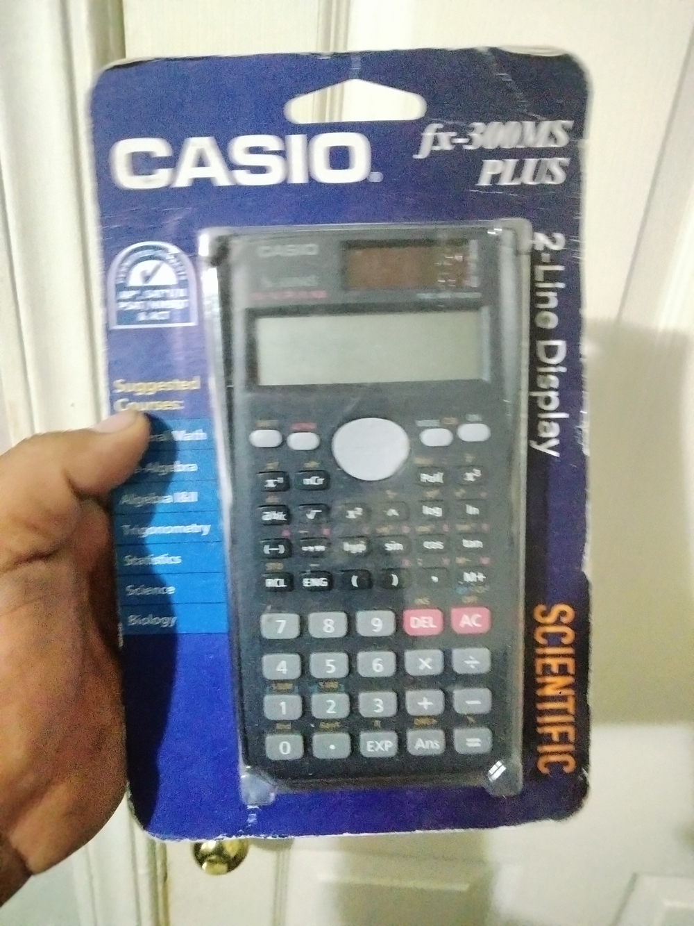 Casio Scientific Calculator in Black with Gray Buttons
